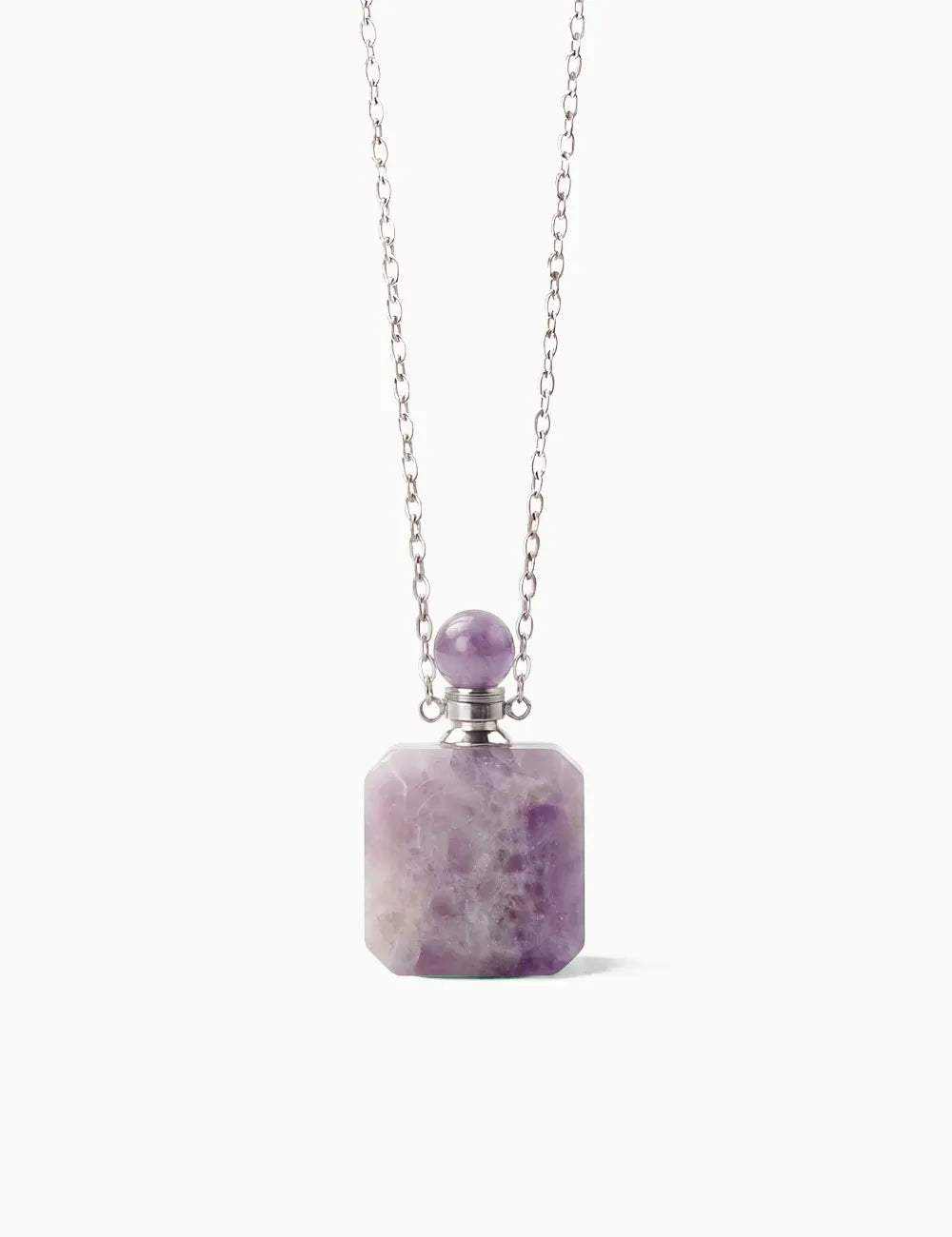 Amethyst Aromatherapy Necklace